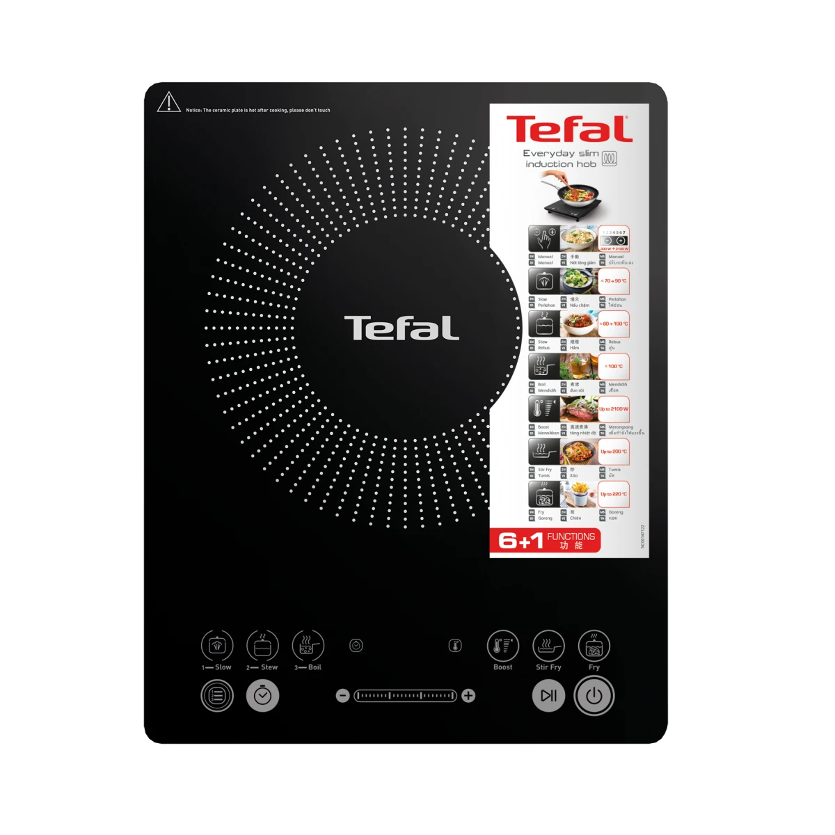 PLACA DE INDUÇÃO TEFAL - IH210801