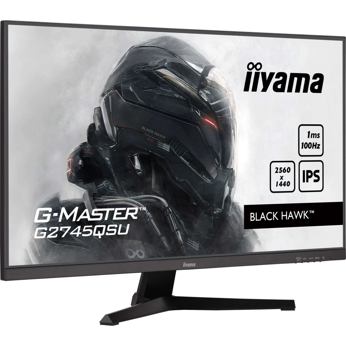 iiyama G-MASTER G2745QSU-B2 monitor de ecrã 68,6 cm (27") 2560 x 1440 pixels Wide Quad HD LED Preto