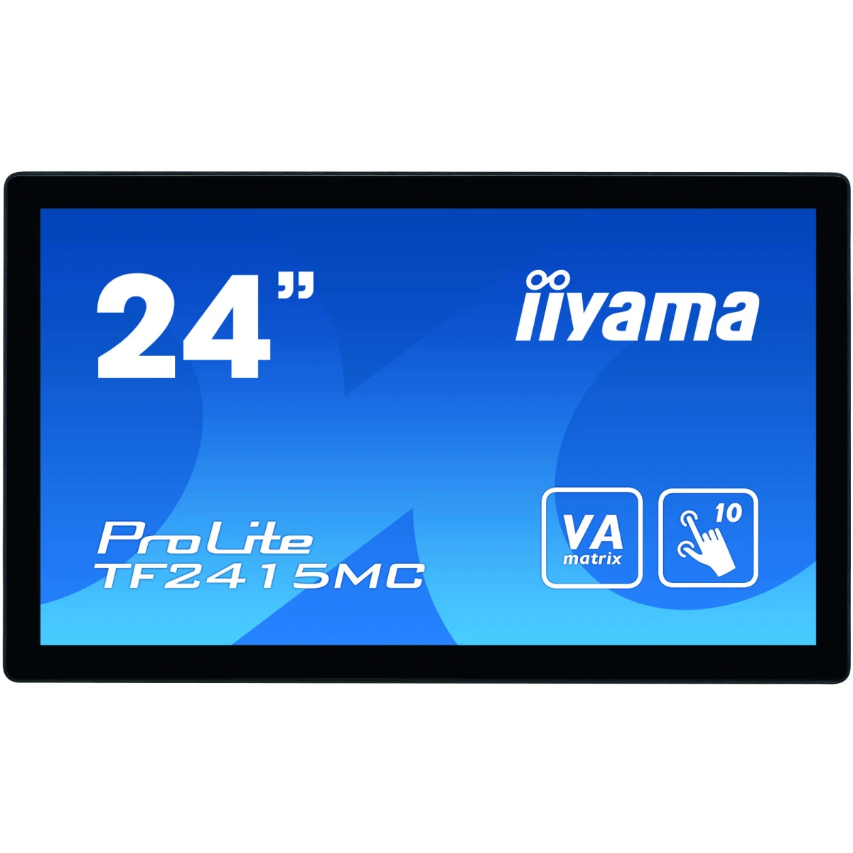 iiyama ProLite TF2415MC-B2 monitor de ecrã 60,5 cm (23.8") 1920 x 1080 pixels Full HD LCD Ecrã táctil Multi-utilizador Preto