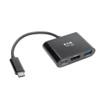 Tripp Lite U444-06N-H4UB-C adaptador gráfico USB Preto