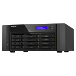 QNAP TS-h1290FX NAS Tower EPYC 7302P 128 GB DDR4 0 TB QuTS hero Preto