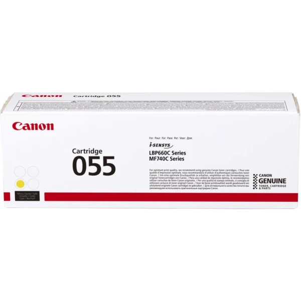 Canon 055 toner 1 unidade(s) Original Amarelo