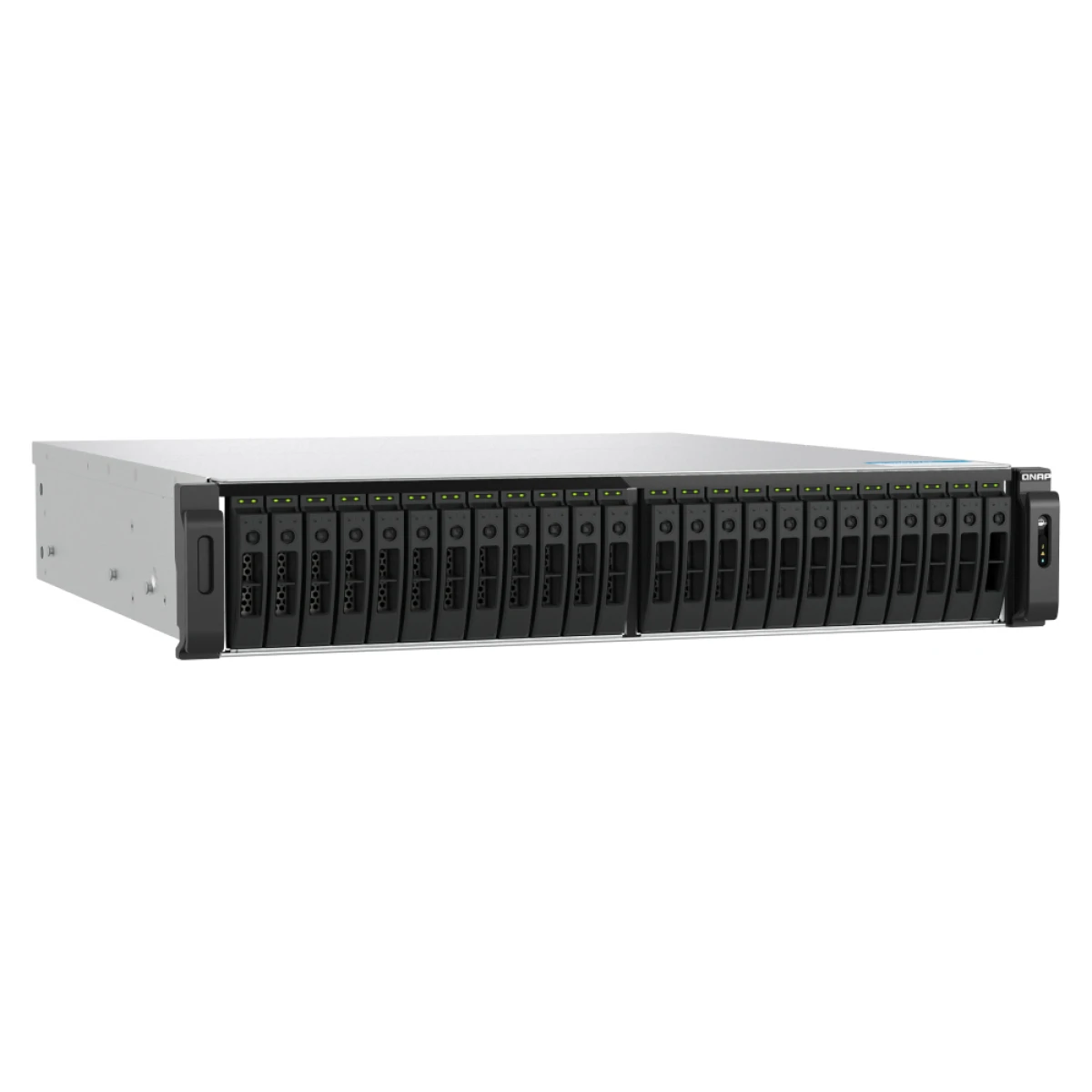 QNAP TS-H3077AFU-R5-32G servidor NAS e de armazenamento Rack (2U) AMD Ryzen™ 5 32 GB DDR5 Preto, Metálico