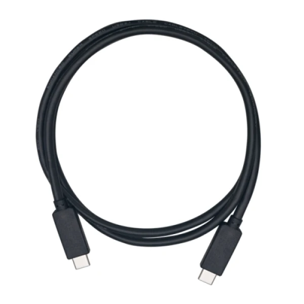 QNAP USB3.1 GEN2 10G 1.0M TYPE-C TO TYPE-C CABLE cabo USB USB 3.2 Gen 2 (3.1 Gen 2) 1 m USB C Preto