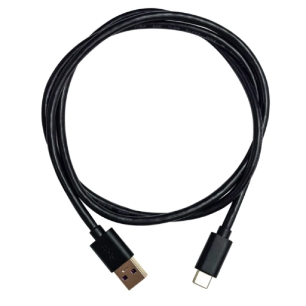 QNAP USB 3.0 5G 1M(3.3FT) TYPE-A TO TYPE-C CABLE cabo USB USB 3.2 Gen 1 (3.1 Gen 1) USB A USB C Preto