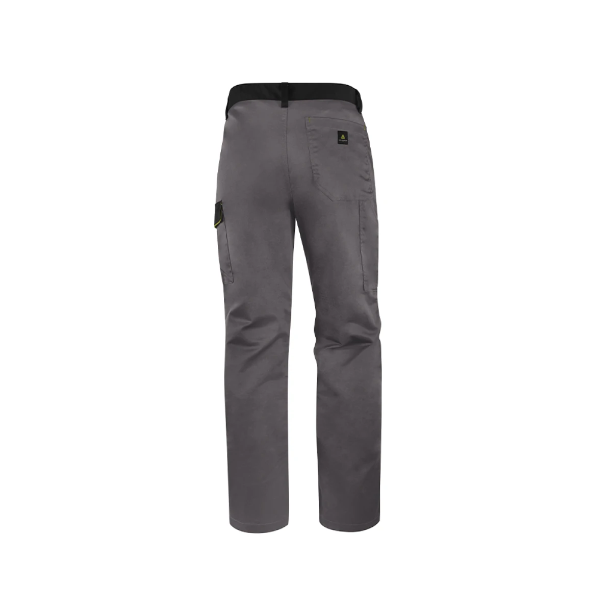 Calças deltaplus com cintura ajustavel e 5 bolsos cor cinza - verde tamanho m
