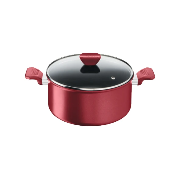 TACHO TEFAL DAILY CHEF INDUÇÃO 24CM + TAMPA VIDRO - G2734602