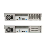 UNYKAch Hot Swap 2U HSW4208 G3 Rack Preto, Prateado