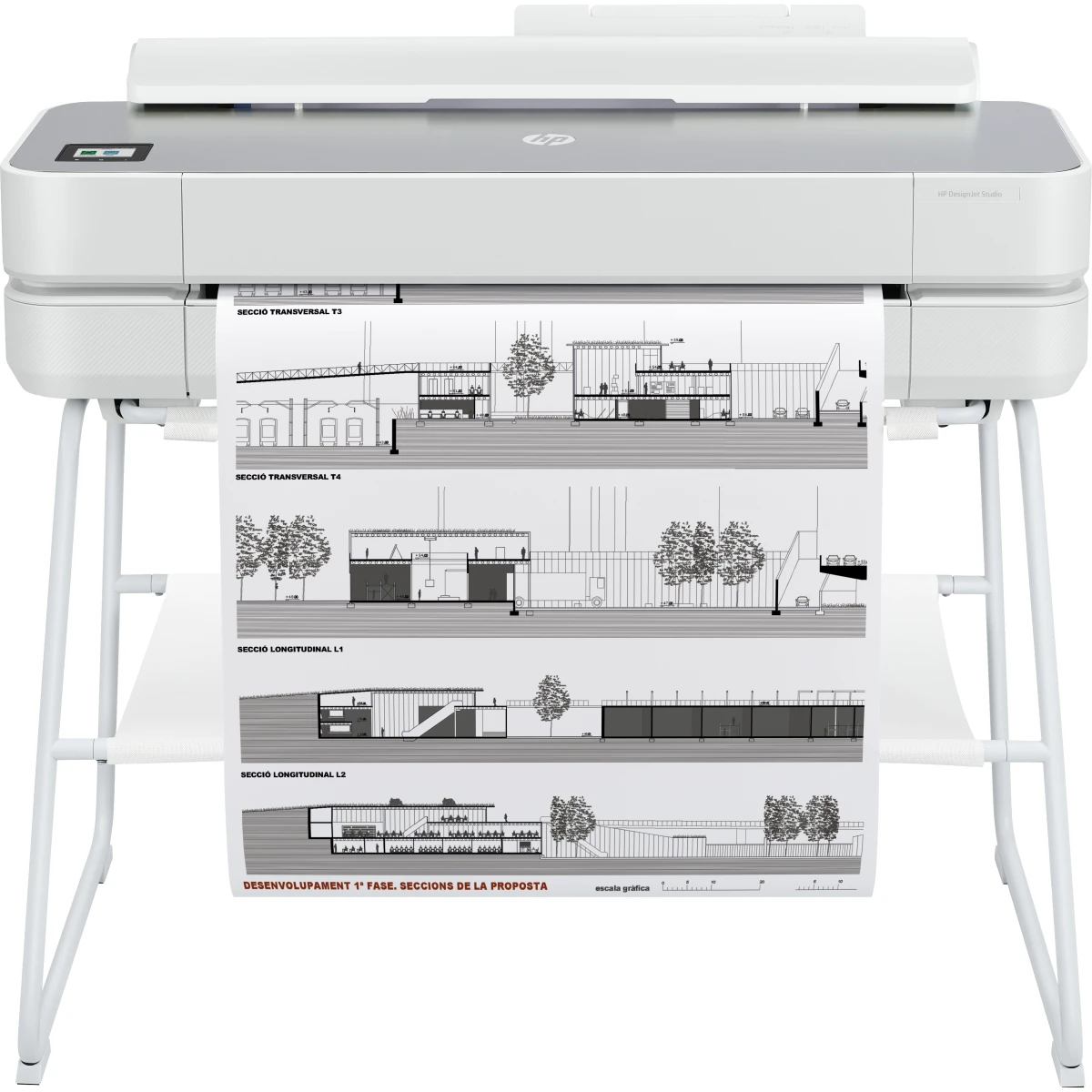 HP Designjet Impressora Studio Steel (24 pol.)