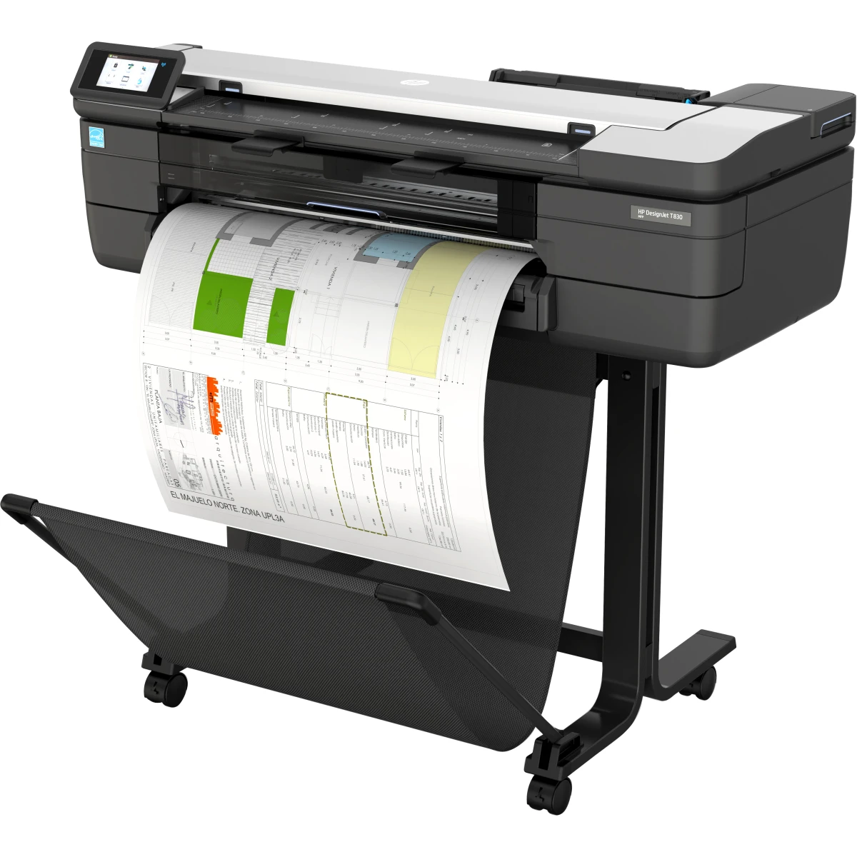 HP Designjet T830 24-in Multifunction Printer impressora de grande formato Wi-Fi Jato de tinta Cor 2400 x 1200 DPI 610 x 1897 mm Ethernet LAN