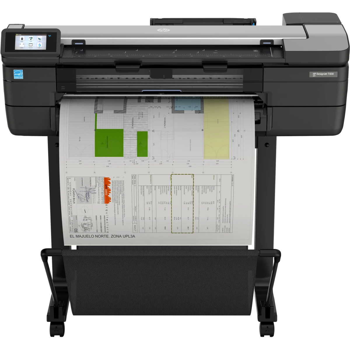 HP Designjet T830 24-in Multifunction Printer impressora de grande formato Wi-Fi Jato de tinta Cor 2400 x 1200 DPI 610 x 1897 mm Ethernet LAN