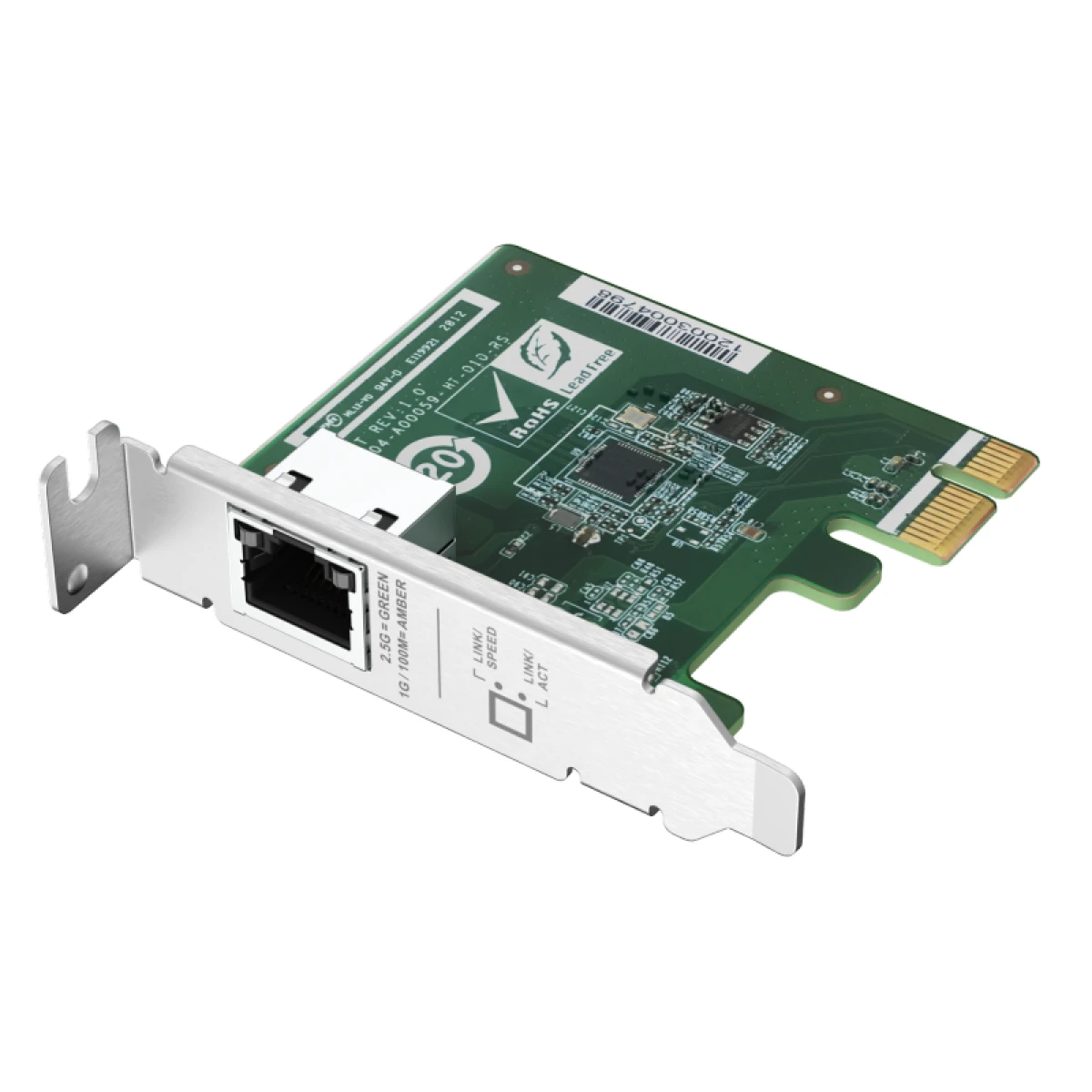 QNAP QXG-2G1T-I225 cartão de rede Interno Ethernet 2500 Mbit/s