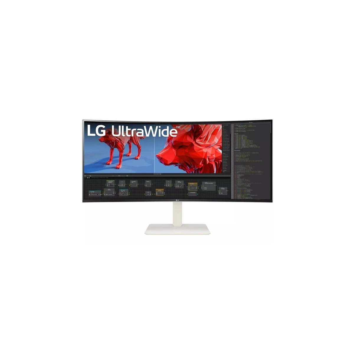 LG 38WR85QC-W monitor de ecrã 96,5 cm (38") 3840 x 1600 pixels UltraWide Quad HD LCD Branco