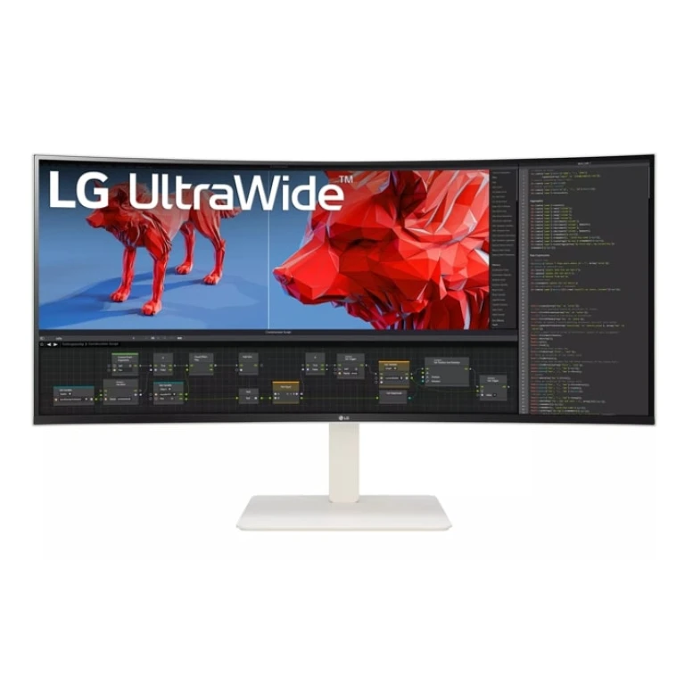 LG 38WR85QC-W monitor de ecrã 96,5 cm (38") 3840 x 1600 pixels UltraWide Quad HD LCD Branco