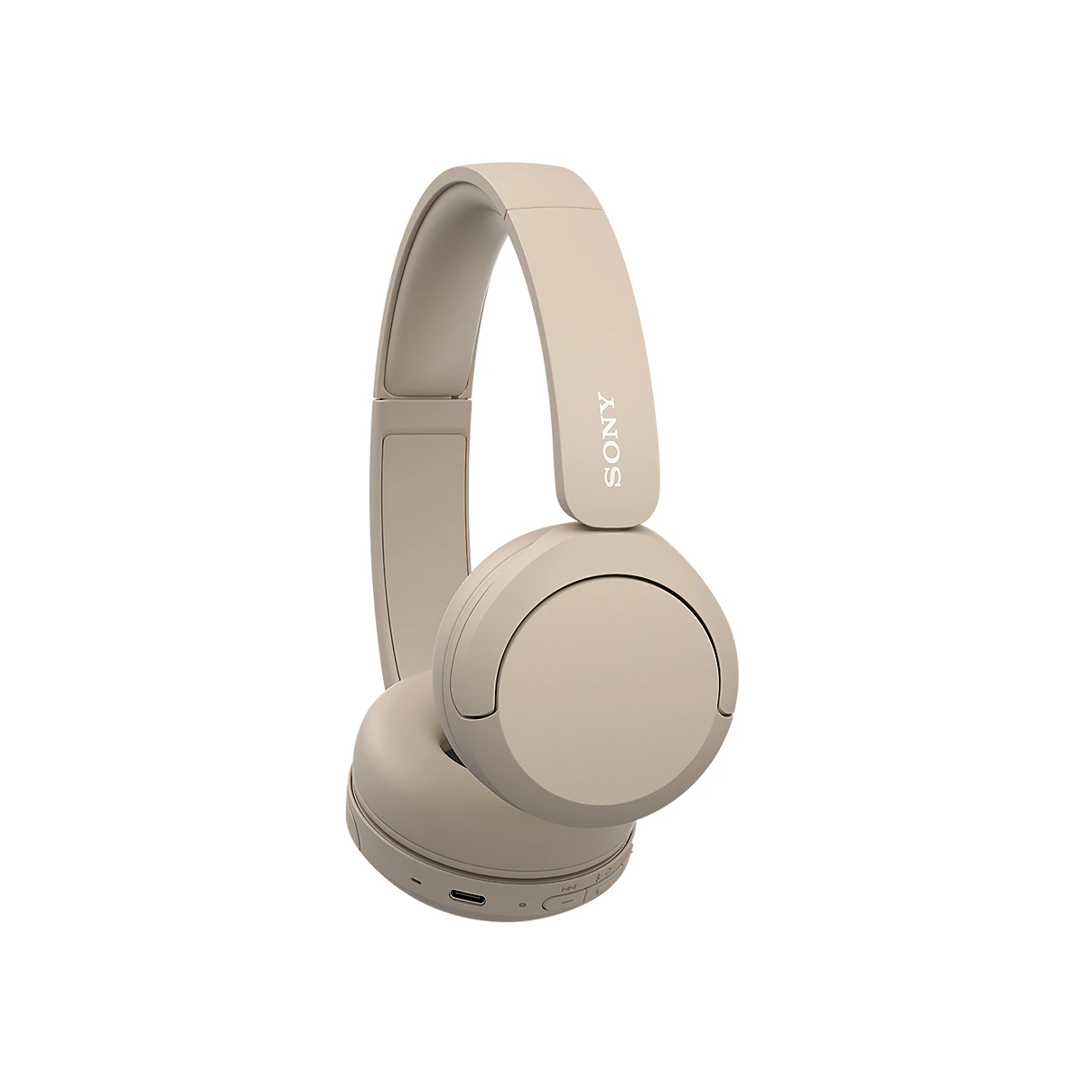 Sony WH-CH520 Auscultadores Sem fios Fita de cabeça Chamadas/Música USB Type-C Bluetooth Suporte de carregamento Creme