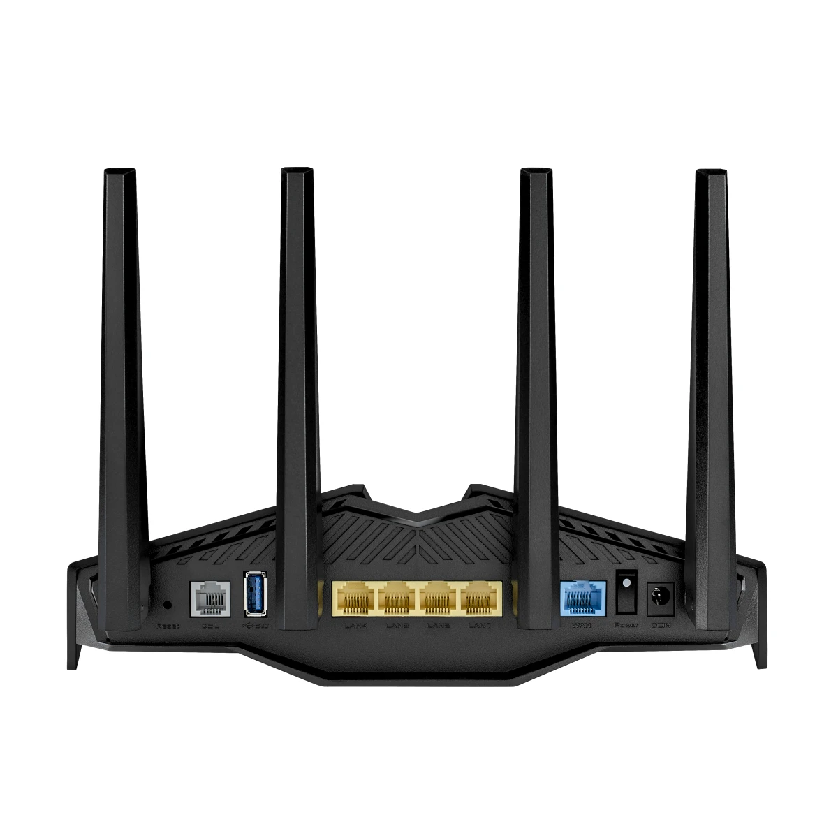 ASUS DSL-AX82U router sem fios Gigabit Ethernet Dual-band (2,4 GHz / 5 GHz) Preto