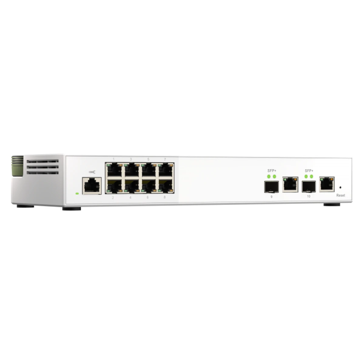 QNAP QSW-M2108-2C switch de rede Gerido L2 2.5G Ethernet (100/1000/2500) Cinzento, Branco