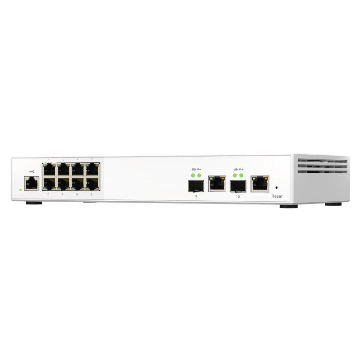 QNAP QSW-M2108-2C switch de rede Gerido L2 2.5G Ethernet (100/1000/2500) Cinzento, Branco