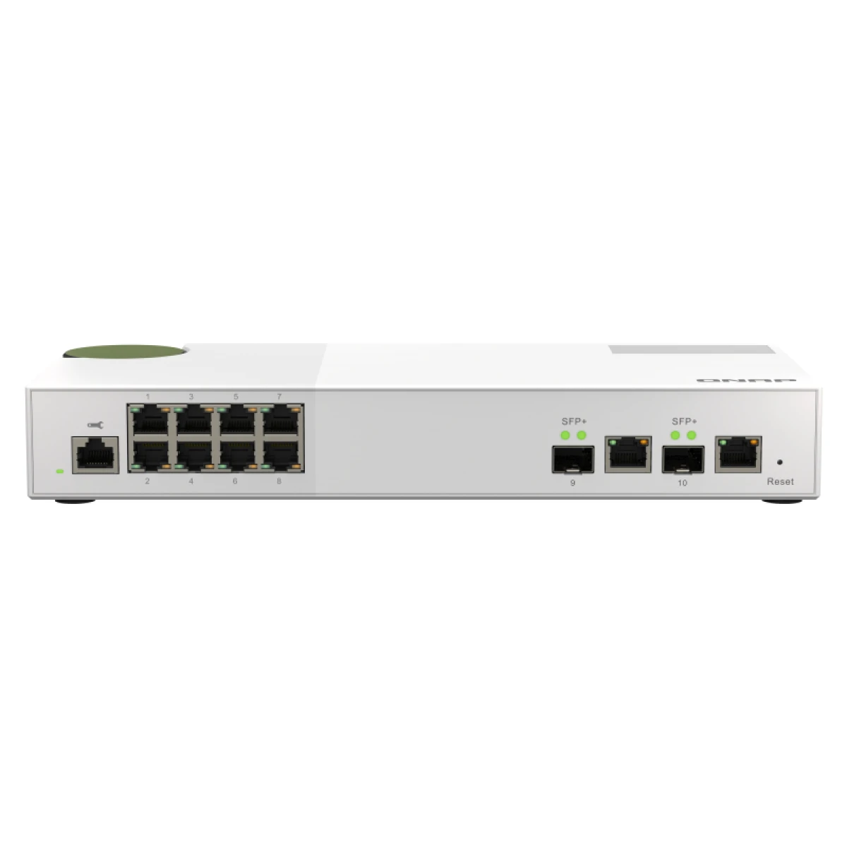 QNAP QSW-M2108-2C switch de rede Gerido L2 2.5G Ethernet (100/1000/2500) Cinzento, Branco