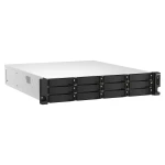 QNAP TS-H1887XU-RP NAS Rack (2U) Intel Xeon E E-2336 32 GB DDR4 QuTS hero Preto, Branco