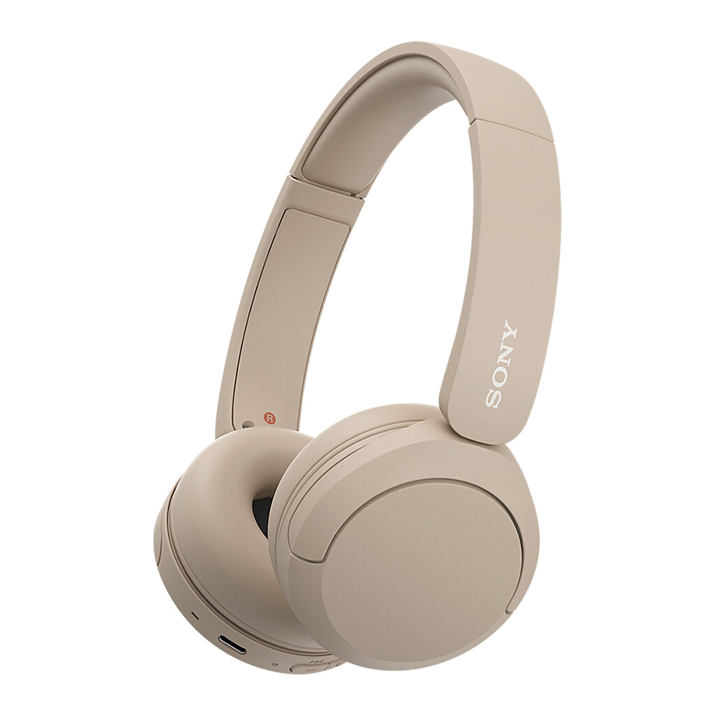 Sony WH-CH520 Auscultadores Sem fios Fita de cabeça Chamadas/Música USB Type-C Bluetooth Suporte de carregamento Creme