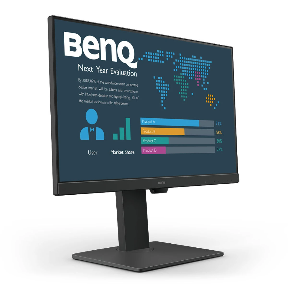 BenQ BL2786TC monitor de ecrã 68,6 cm (27") 1920 x 1080 pixels Full HD Preto