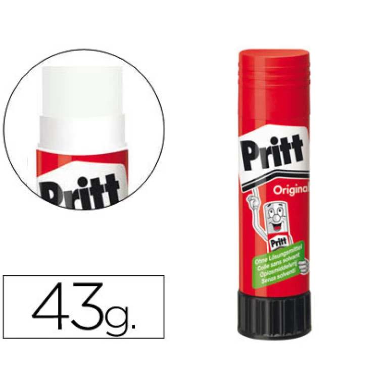 Cola em stick pritt de 43 gr - 15 unidades