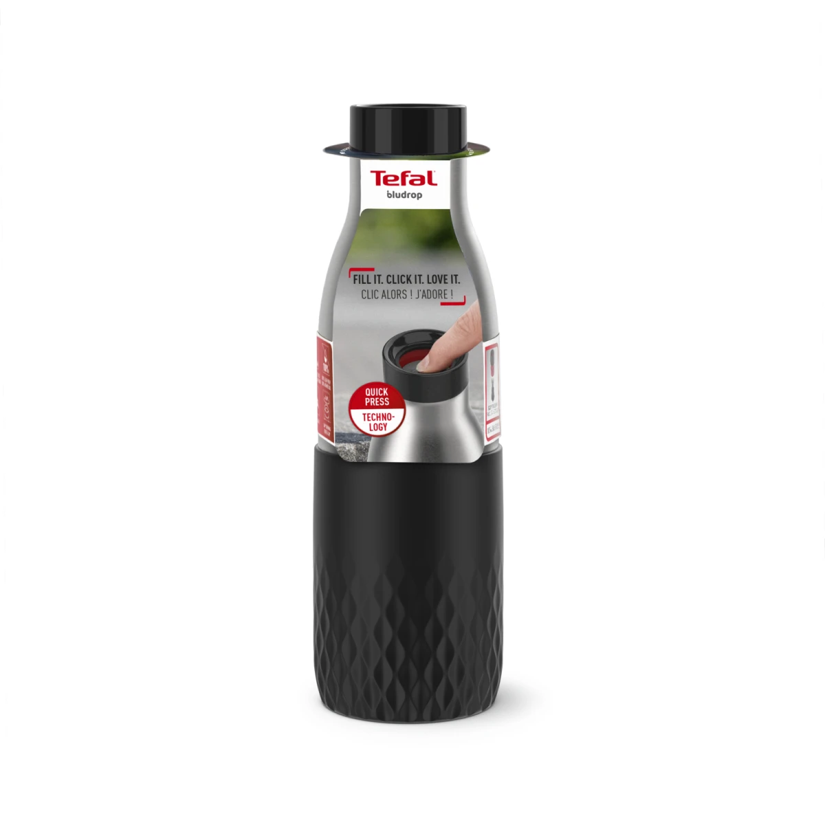 GARRAFA TÉRMICA TEFAL 0,5L - N3110510 - PRETO