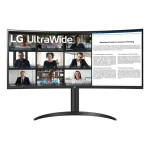 LG 34WR55QK-B monitor de ecrã 86,4 cm (34") 3440 x 1440 pixels Wide Quad HD Preto