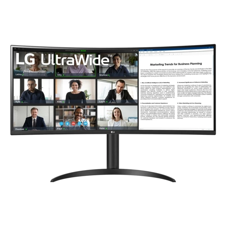 LG 34WR55QK-B monitor de ecrã 86,4 cm (34") 3440 x 1440 pixels Wide Quad HD Preto