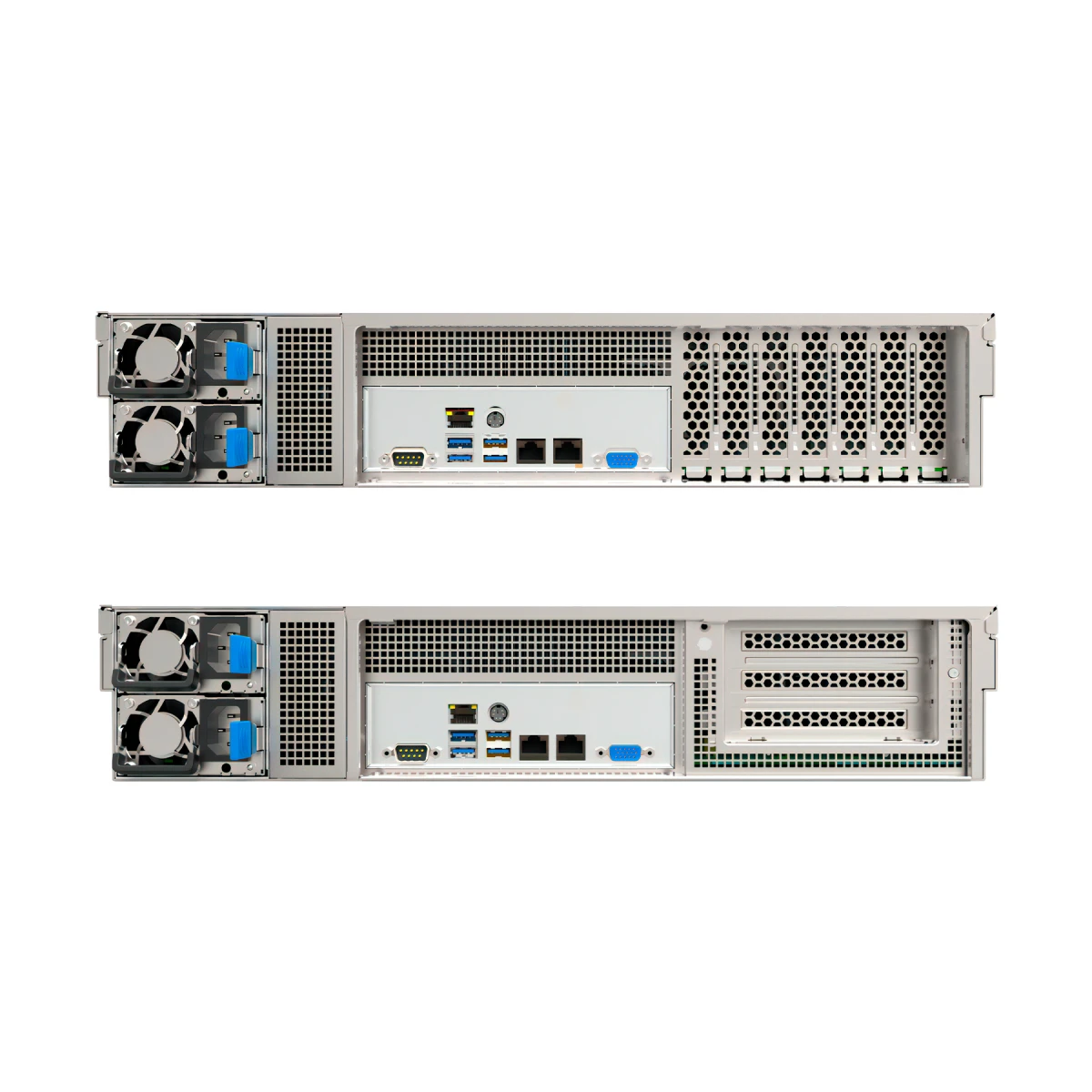 UNYKAch Hot Swap 2U HSW4208 G3 Rack Preto, Prateado