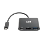 Tripp Lite U444-06N-H4UB-C adaptador gráfico USB Preto