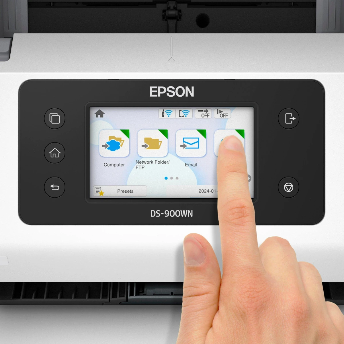 Epson WorkForce DS-900WN Scanner com alimentação por folhas 600 x 600 DPI A4 Branco