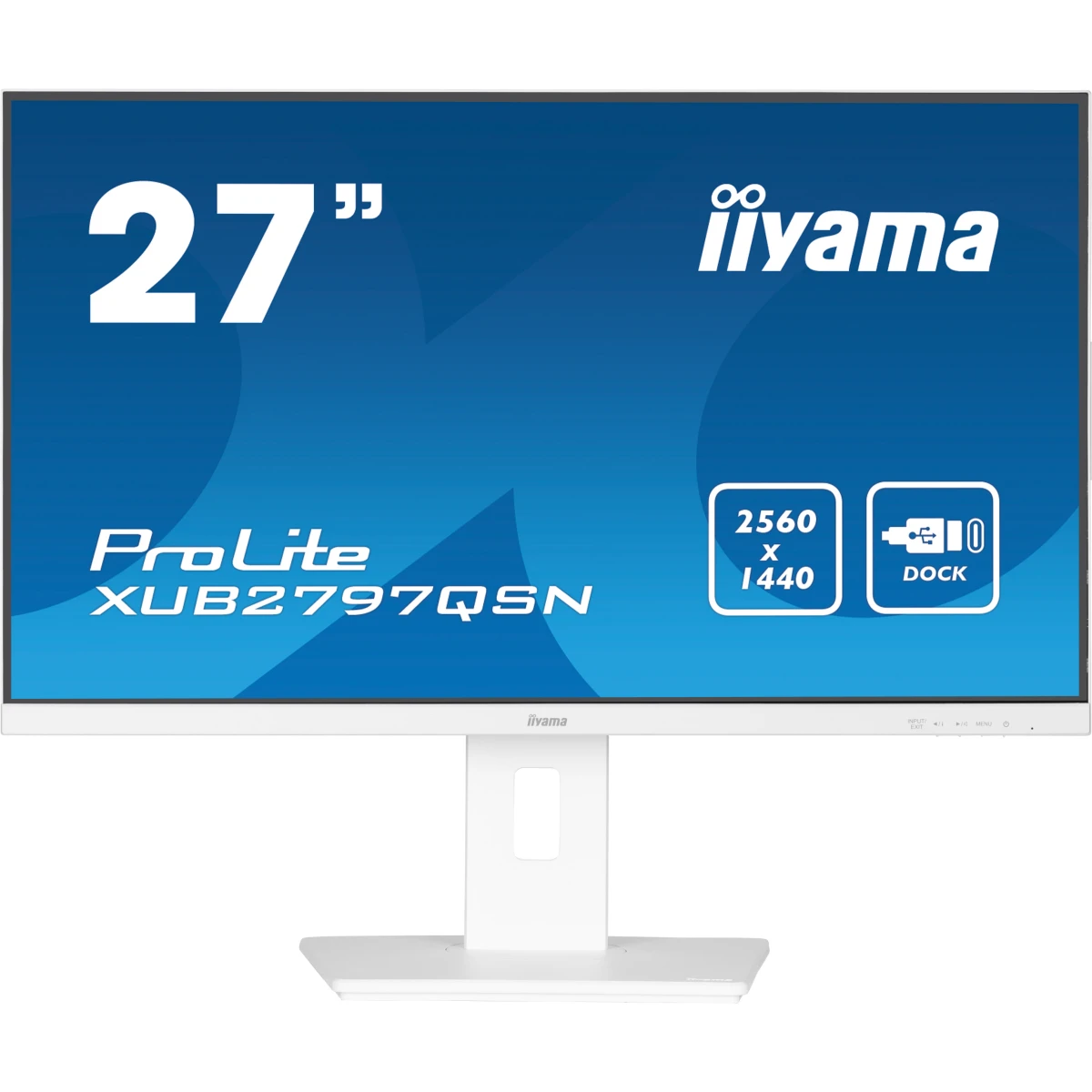 iiyama G-MASTER XUB2797QSN-W2 monitor de ecrã 68,6 cm (27") 2560 x 1440 pixels 4K Ultra HD LED Branco