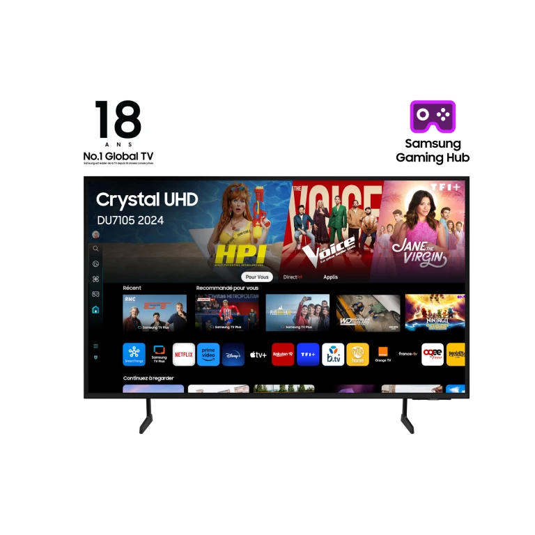 Samsung TU85DU7105K 2,16 m (85") 4K Ultra HD Smart TV Wi-Fi Preto