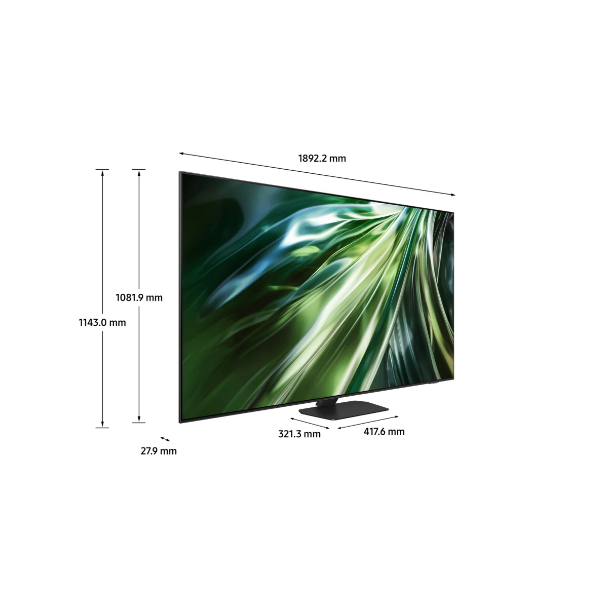 Samsung TQ85QN90DAT 2,16 m (85") 4K Ultra HD Smart TV Wi-Fi Preto