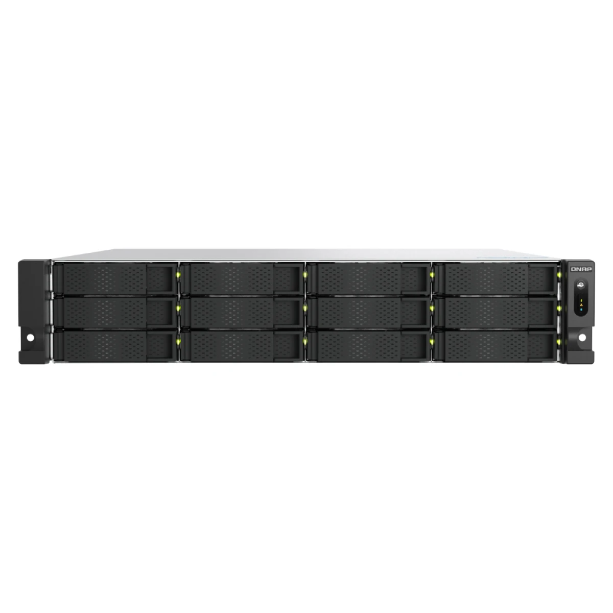 QNAP TS-H1277AXU-RP NAS Rack (2U) Intel Xeon E E-2136 32 GB DDR4 168 TB HDD QuTS hero Preto