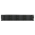 QNAP TS-H1277AXU-RP NAS Rack (2U) Intel Xeon E E-2136 32 GB DDR4 168 TB HDD QuTS hero Preto