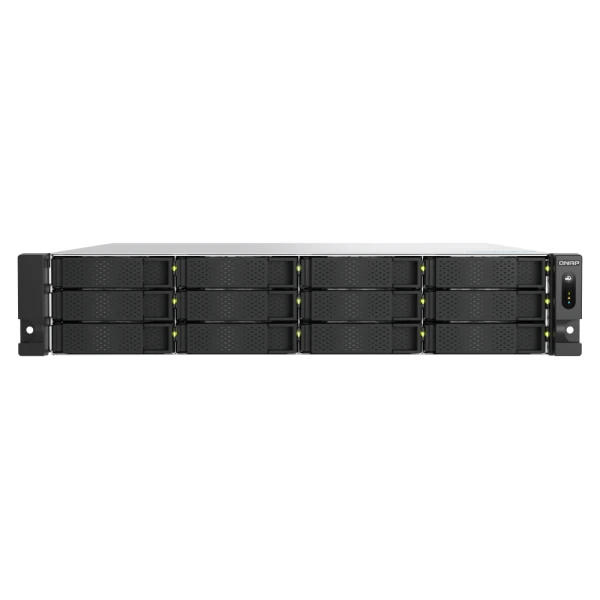 QNAP TS-H1277AXU-RP NAS Rack (2U) Intel Xeon E E-2136 32 GB DDR4 168 TB HDD QuTS hero Preto