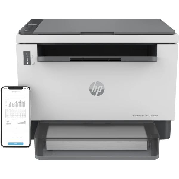 HP LaserJet Multifunções Tank 1604w