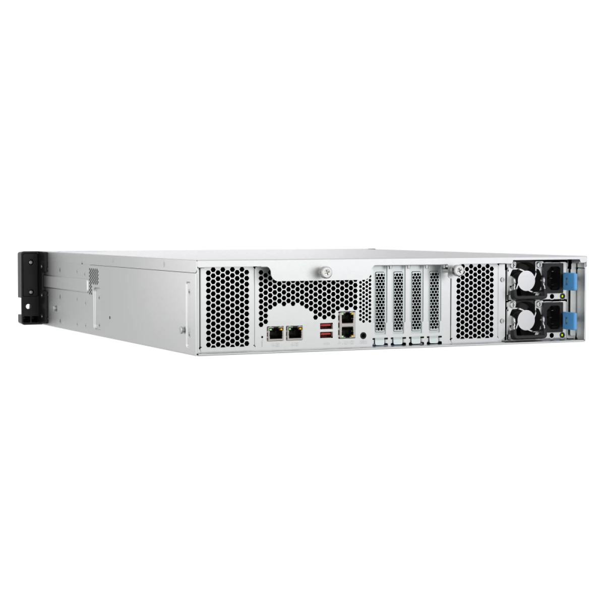 QNAP TS-H1277AXU-RP NAS Rack (2U) Intel Xeon E E-2136 16 GB DDR4 168 TB HDD QuTS hero Preto