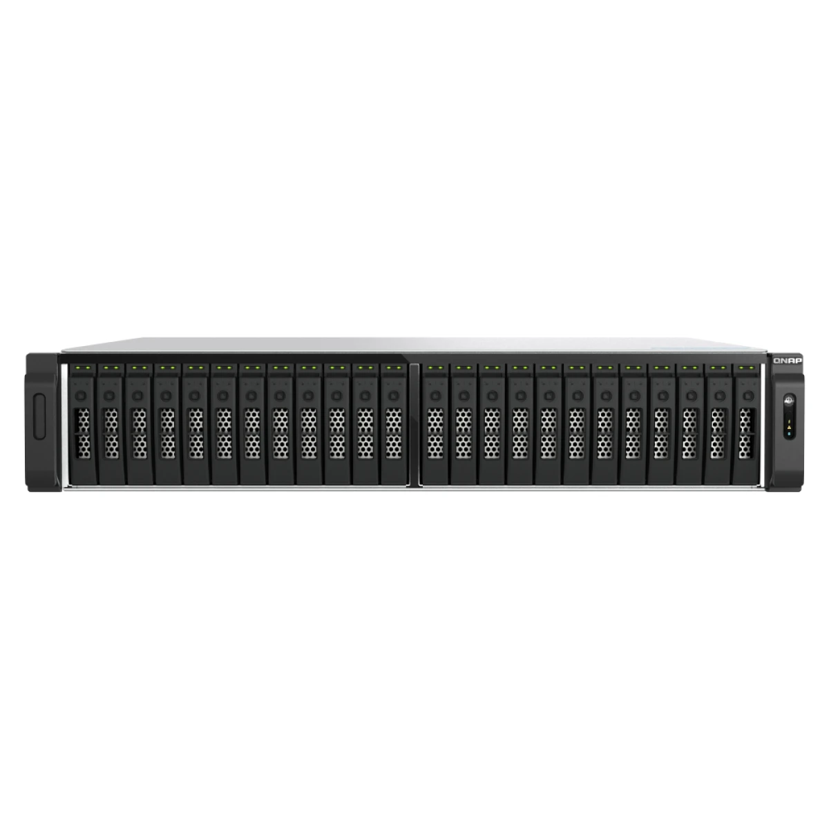 QNAP TS-H3077AFU-R5-32G servidor NAS e de armazenamento Rack (2U) AMD Ryzen™ 5 32 GB DDR5 Preto, Metálico