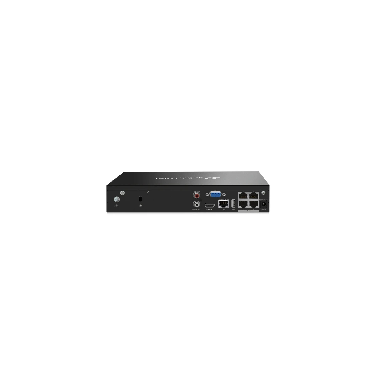 TP-Link VIGI NVR1004H-4P-2TB gravador de vídeo em rede (NVR) Preto