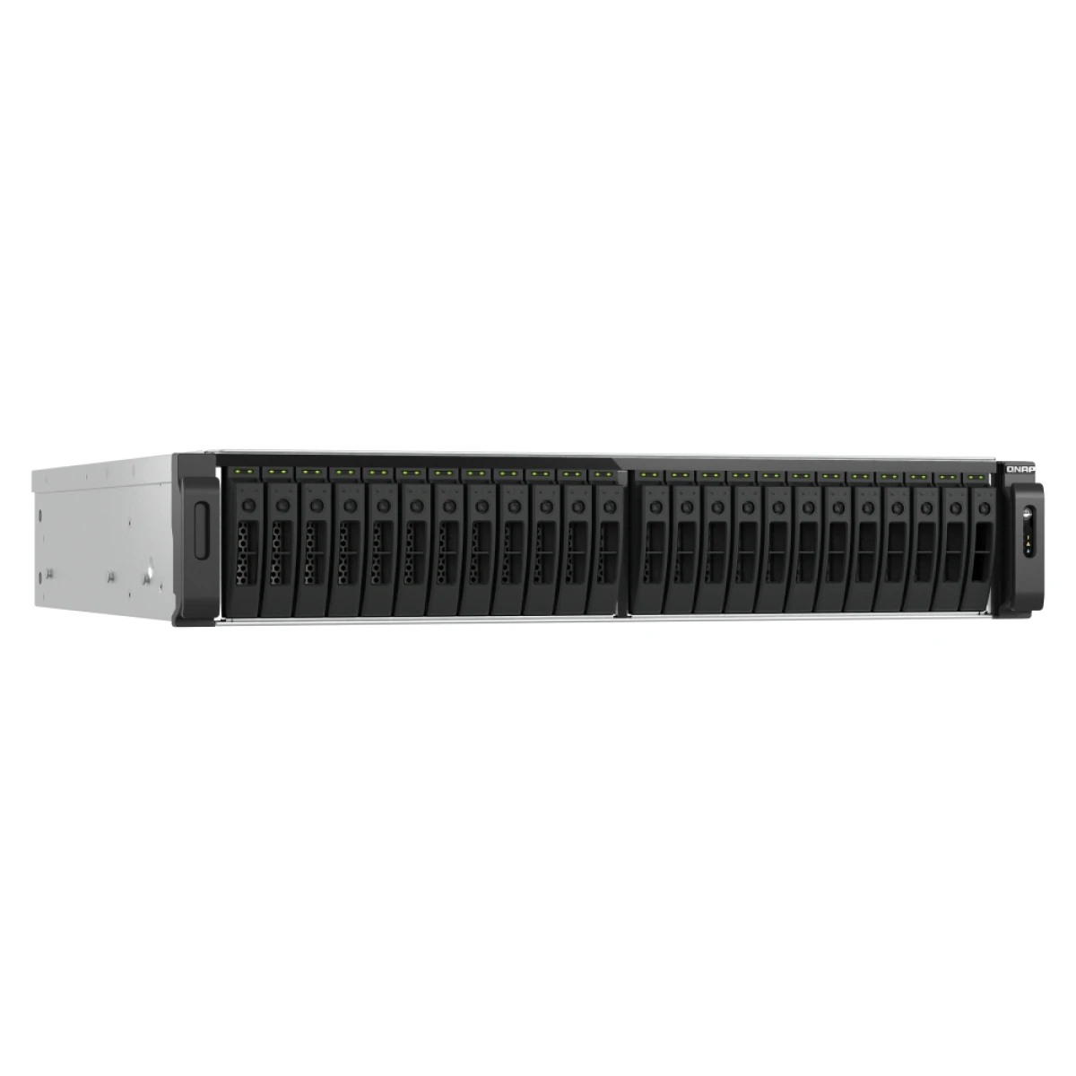 QNAP TS-H3077AFU-R5-32G servidor NAS e de armazenamento Rack (2U) AMD Ryzen™ 5 32 GB DDR5 Preto, Metálico