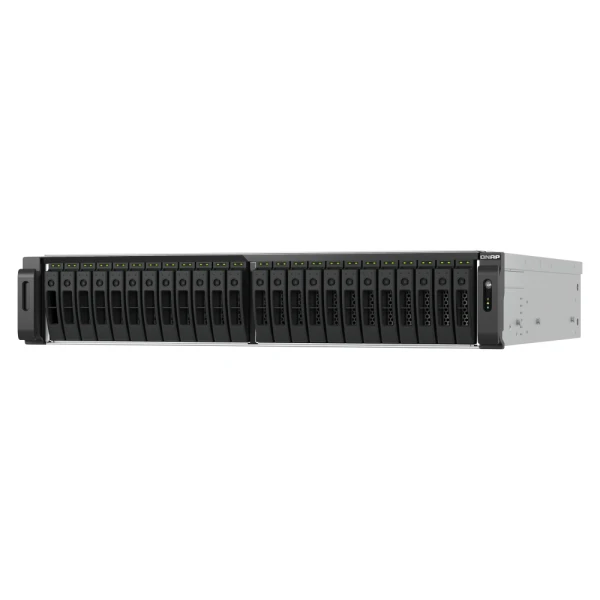 QNAP TS-H3077AFU-R5-32G servidor NAS e de armazenamento Rack (2U) AMD Ryzen™ 5 32 GB DDR5 Preto, Metálico