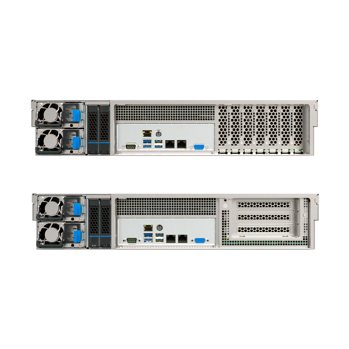 UNYKAch Hot Swap 2U HSW4208 G3 Rack Preto, Prateado