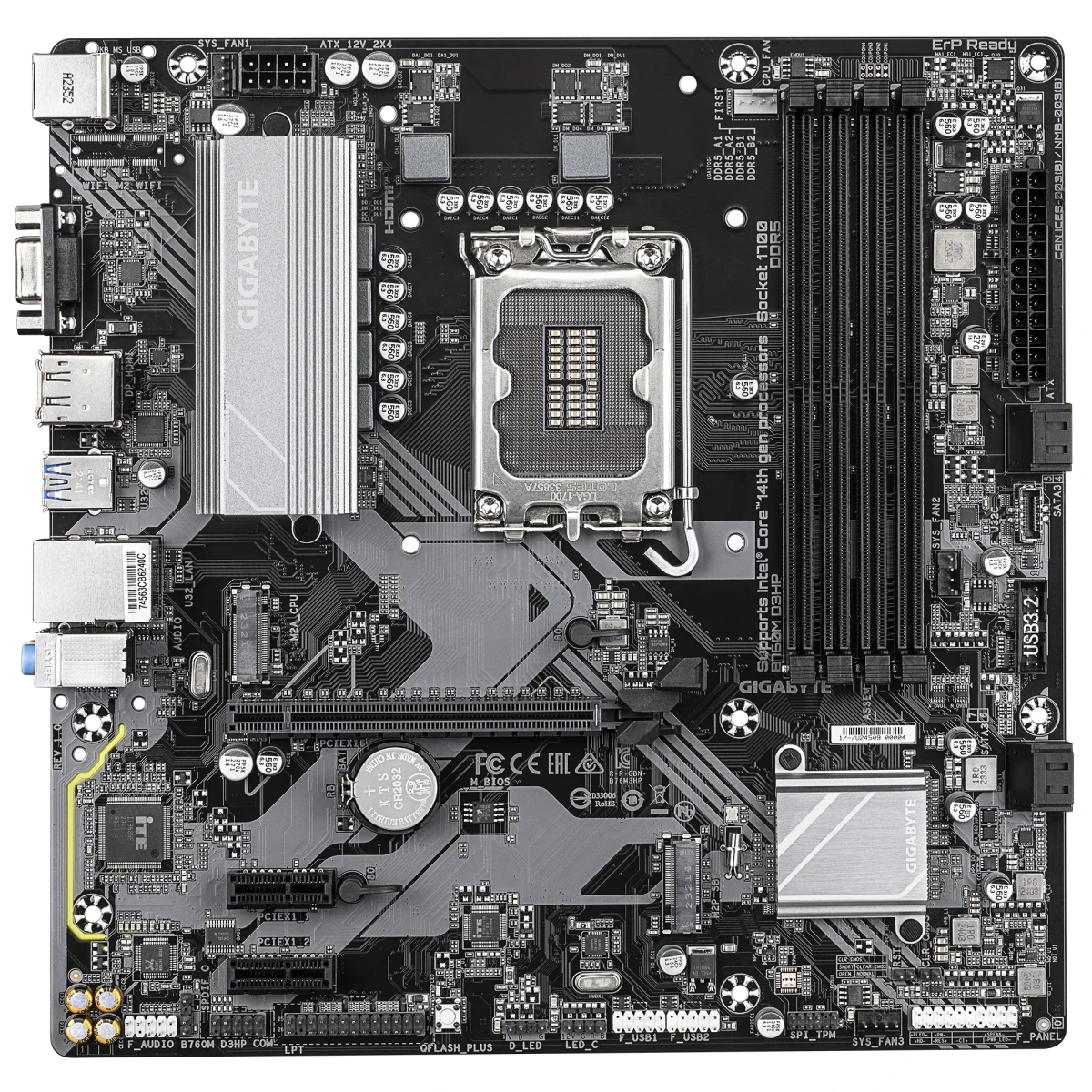 GIGABYTE B760M D3HP motherboard Intel B760 Express LGA 1700 micro ATX