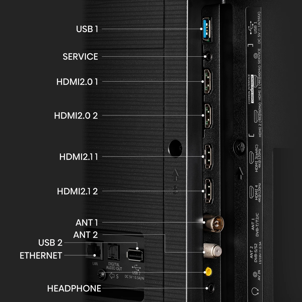 Hisense 65UXKQ TV 165,1 cm (65") 4K Ultra HD Smart TV Wi-Fi Preto 650 cd/m²