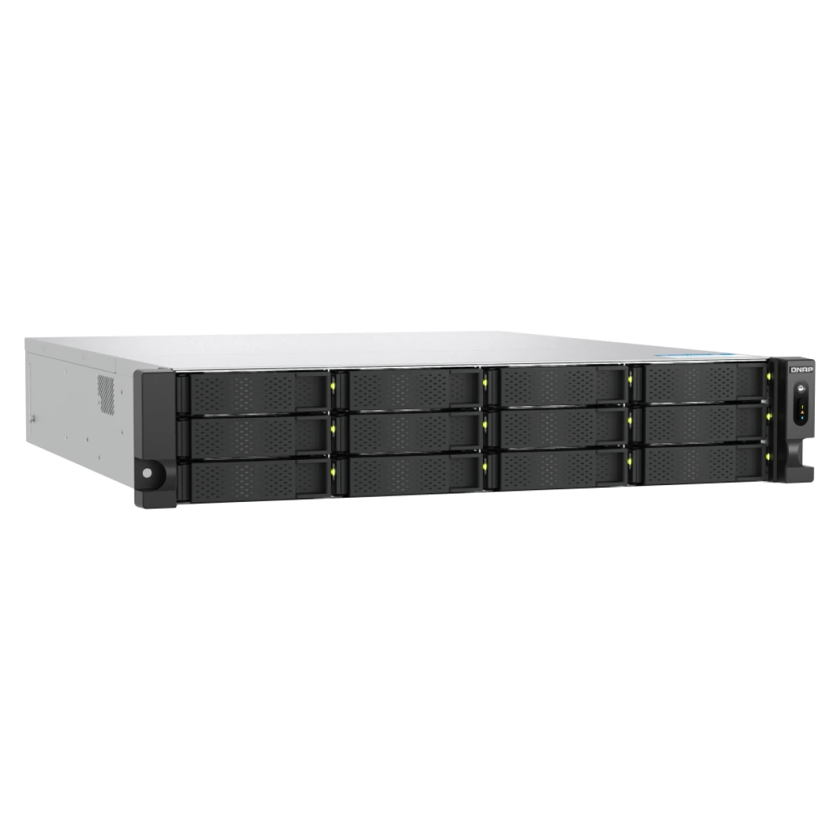 QNAP TS-H1277AXU-RP NAS Rack (2U) Intel Xeon E E-2136 32 GB DDR4 168 TB HDD QuTS hero Preto