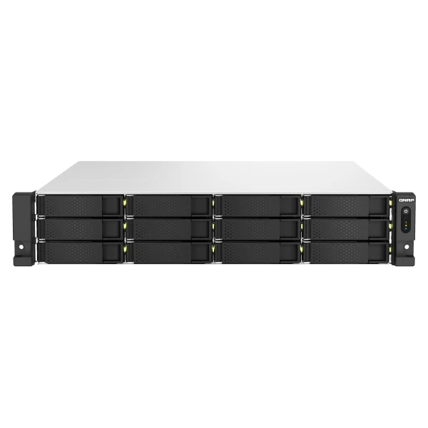 QNAP TS-H1887XU-RP NAS Rack (2U) Intel Xeon E E-2336 32 GB DDR4 QuTS hero Preto, Branco